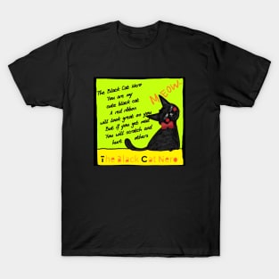 the black cat nero T-Shirt